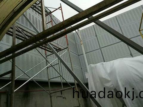 成燃大豐配氣站圍(wei)牆聲屏障- 